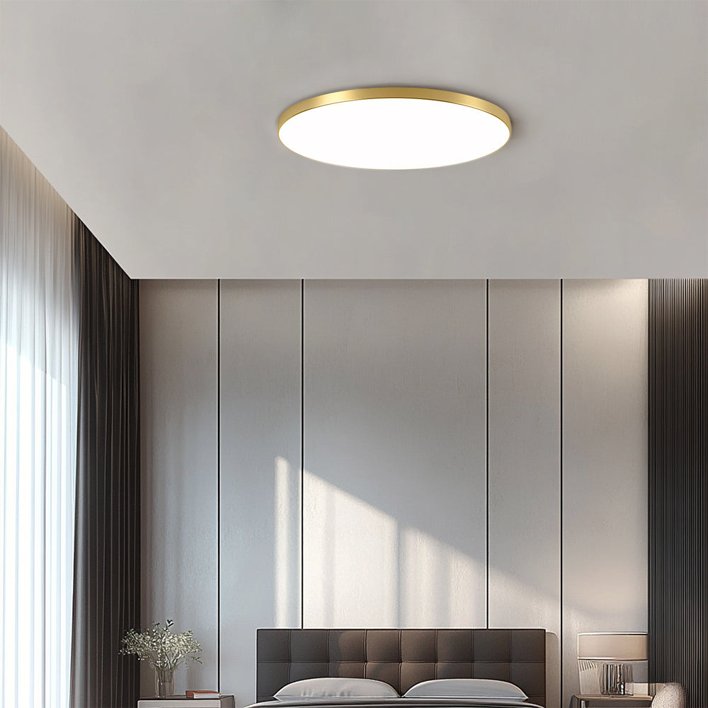 Moderne LED-Deckenleuchte In Runder Form – Minimalistisch