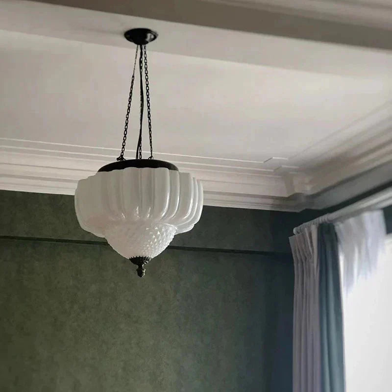 Weiße Minimalisten-Pendelleuchte – Zeitgemäße Deckenlampe