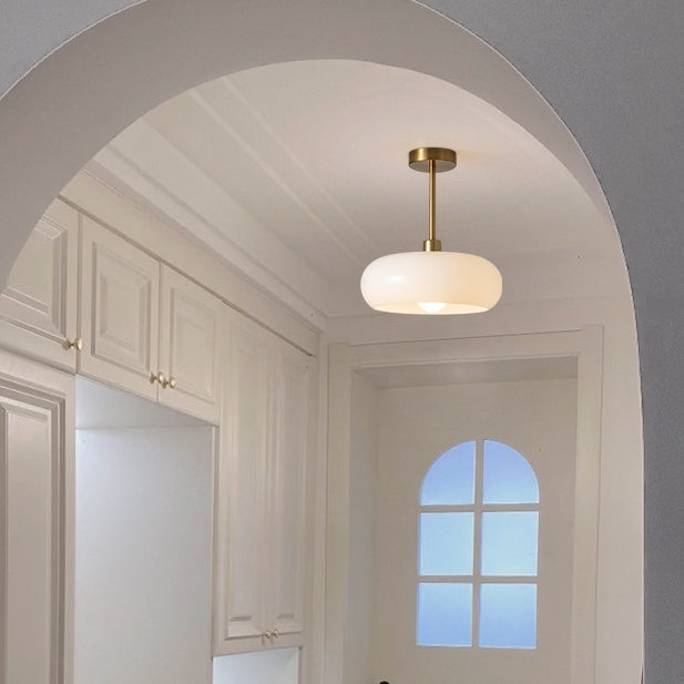 Vintage Kristall-Deckenlampe – Rundes Design