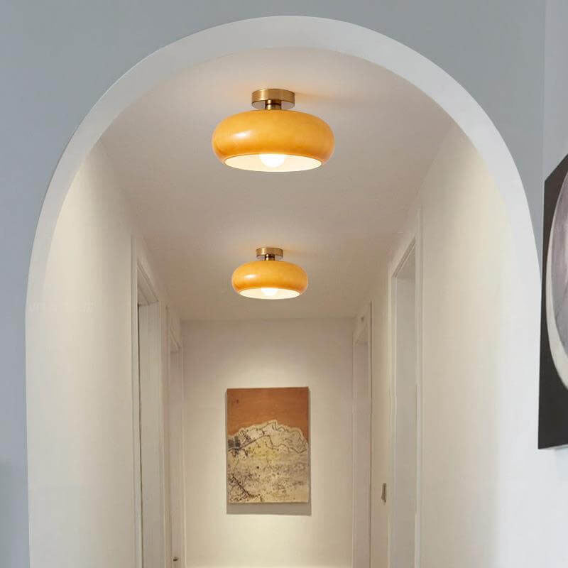 Vintage Kristall-Deckenlampe – Rundes Design
