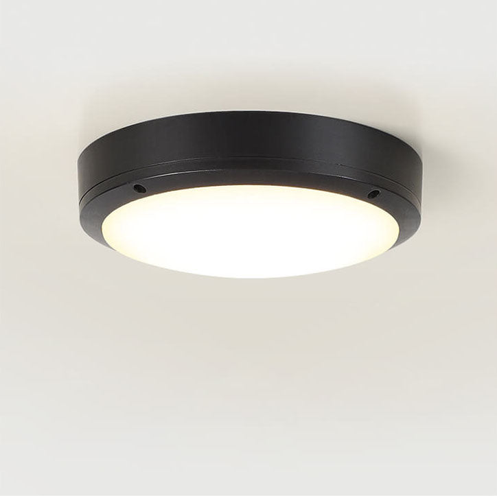 Aluminium-Außenleuchte für Decke | Runde LED-Lampe