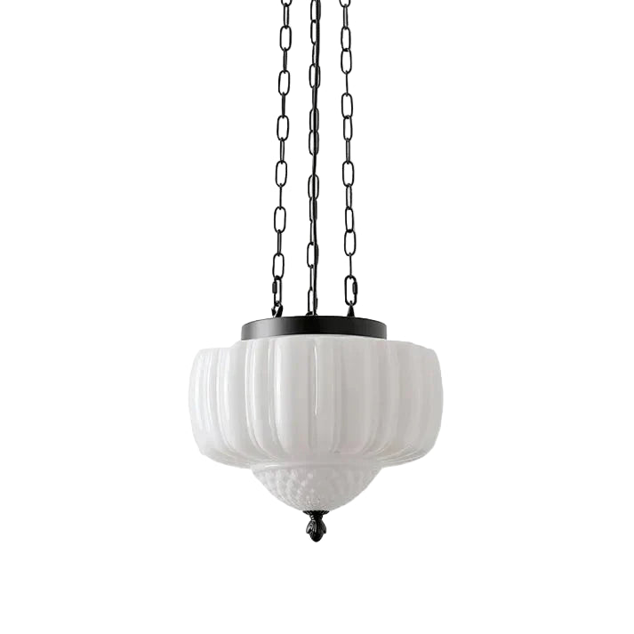 Weiße Minimalisten-Pendelleuchte – Zeitgemäße Deckenlampe