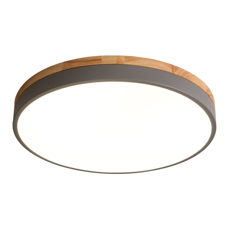 Einbauleuchte mit LED – Moderne Deckenlampe aus Holz