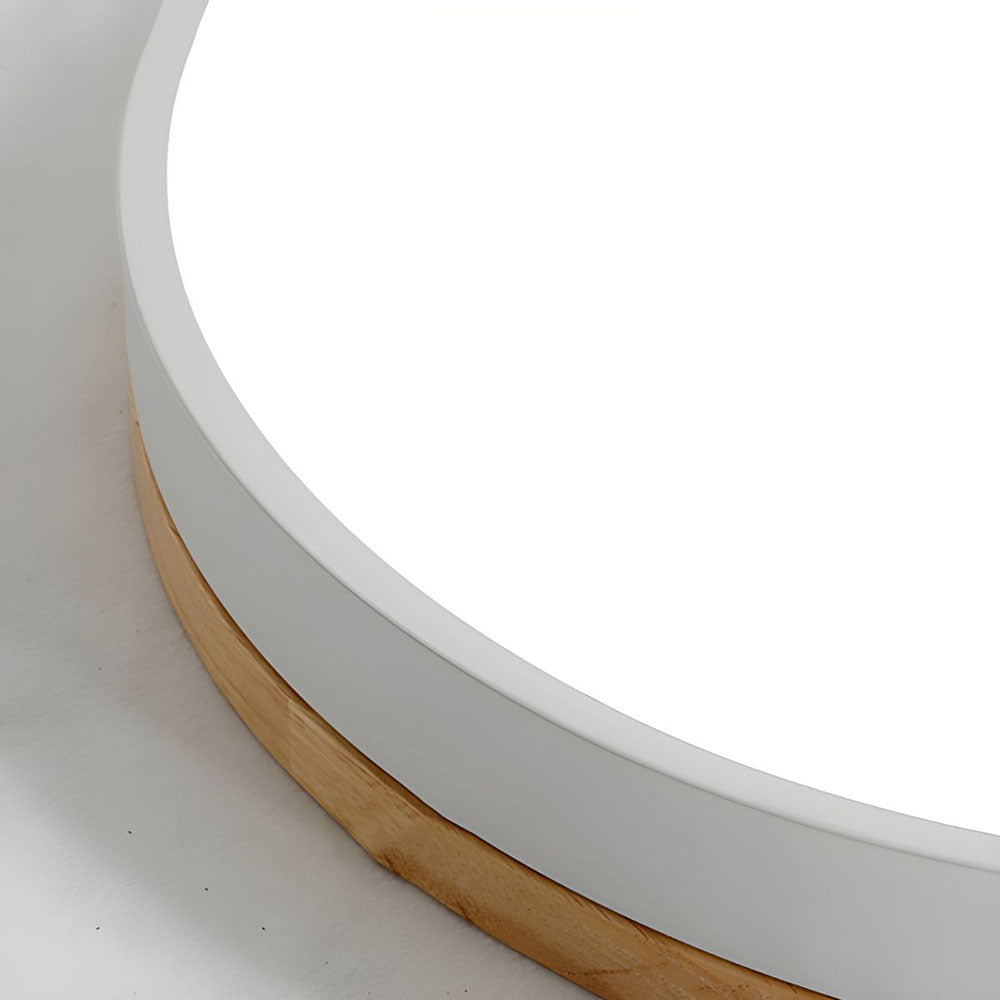 Einbauleuchte mit LED – Moderne Deckenlampe aus Holz