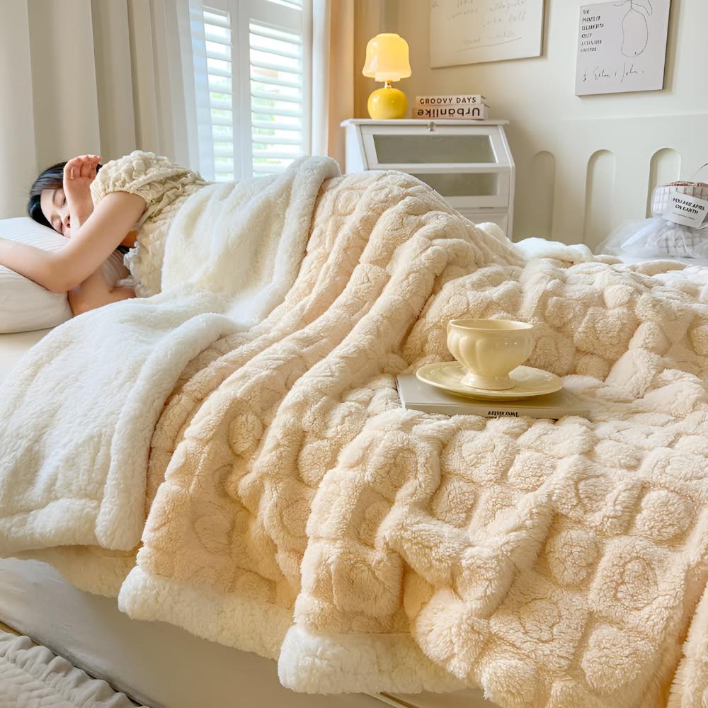 Sherpa-Fleece-Decke Cloud Warmth – Flauschig & Wärmend wie eine Wolke