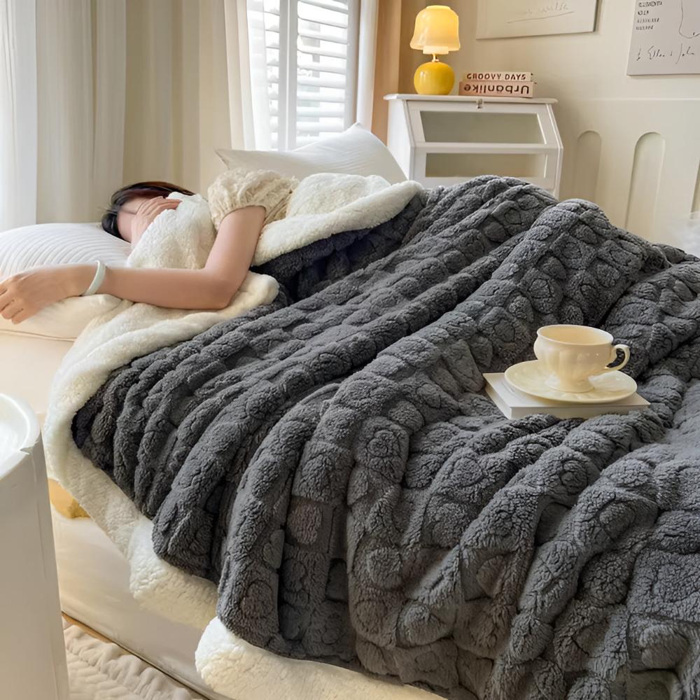 Sherpa-Fleece-Decke Cloud Warmth – Flauschig & Wärmend wie eine Wolke