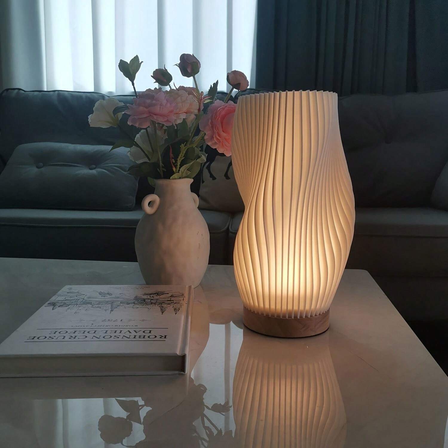 Elegante Designleuchte – Wavecrest Look Für Modernes Wohnen