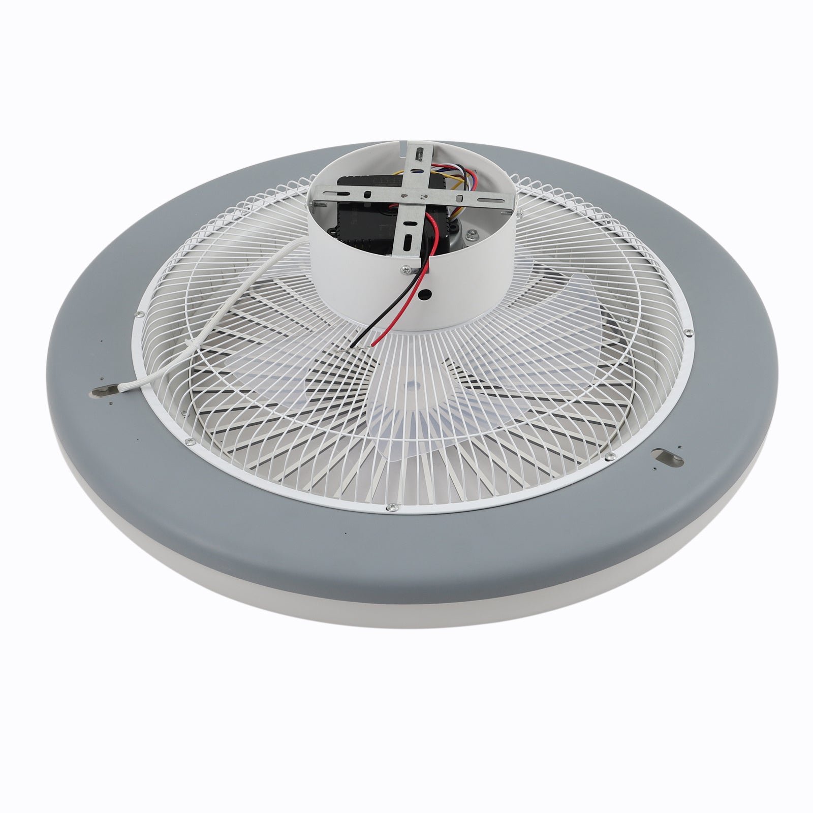 Effizienter Deckenventilator Ø 55 cm mit Fernbedienung und 3-Farb-LED-Beleuchtung