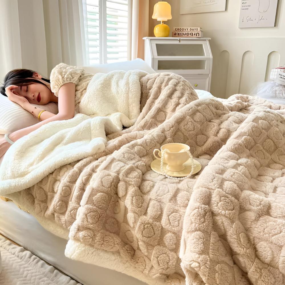 Sherpa-Fleece-Decke Cloud Warmth – Flauschig & Wärmend wie eine Wolke