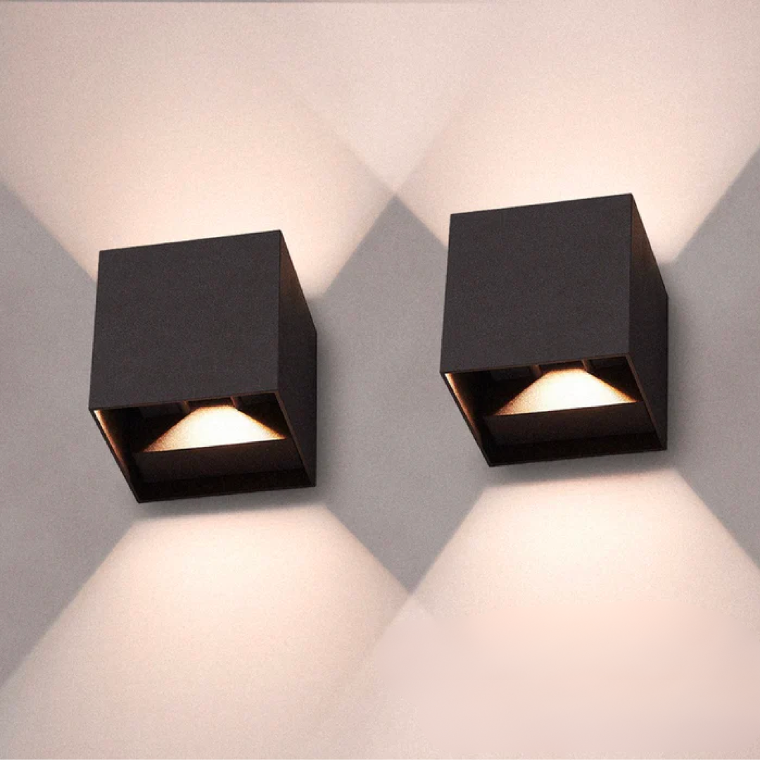 2x Kabellose LED-Wandlampen mit Dimmbarem Licht