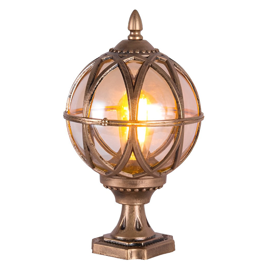 Vintage-Wandleuchte Mit Laternen-Glas für Den Außenbereich