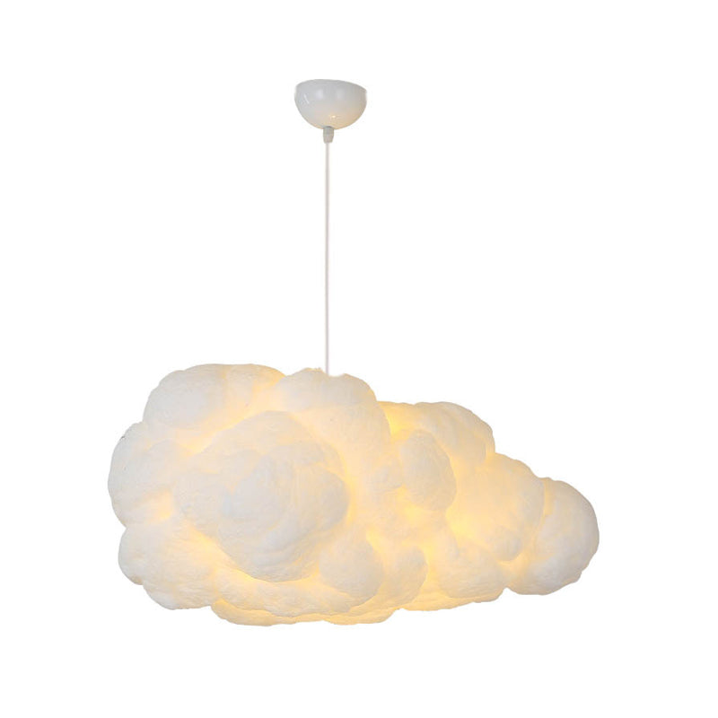 Stoff-Hängelampe mit Verspieltem Wolkenmuster