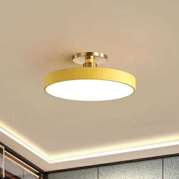 Rund LED-Acryl-Deckenleuchte – Skandinavischer Flush Mount