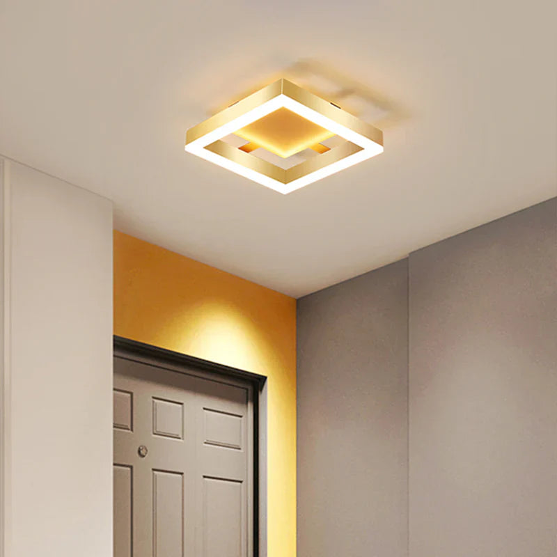Goldene LED-Einbauleuchten – Contemporary Deckenlampen
