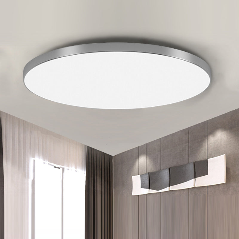Moderne LED-Deckenleuchte In Runder Form – Minimalistisch