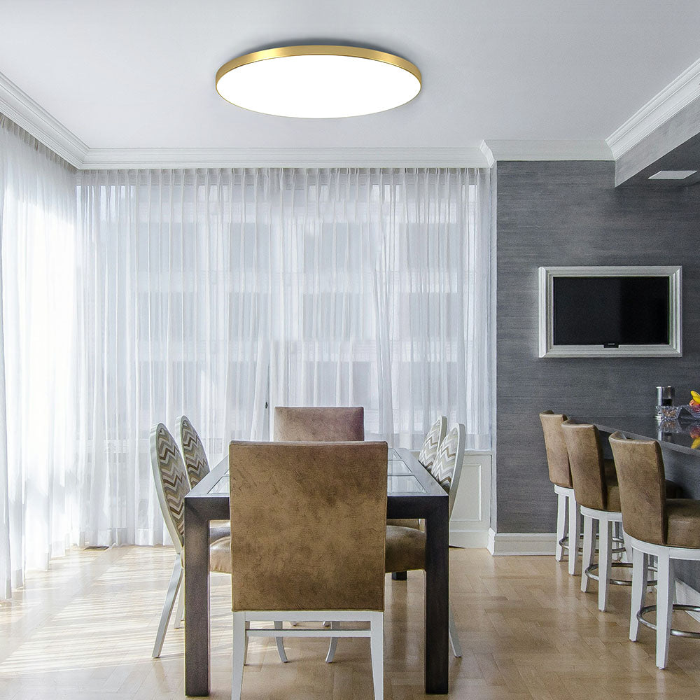 Moderne LED-Deckenleuchte In Runder Form – Minimalistisch
