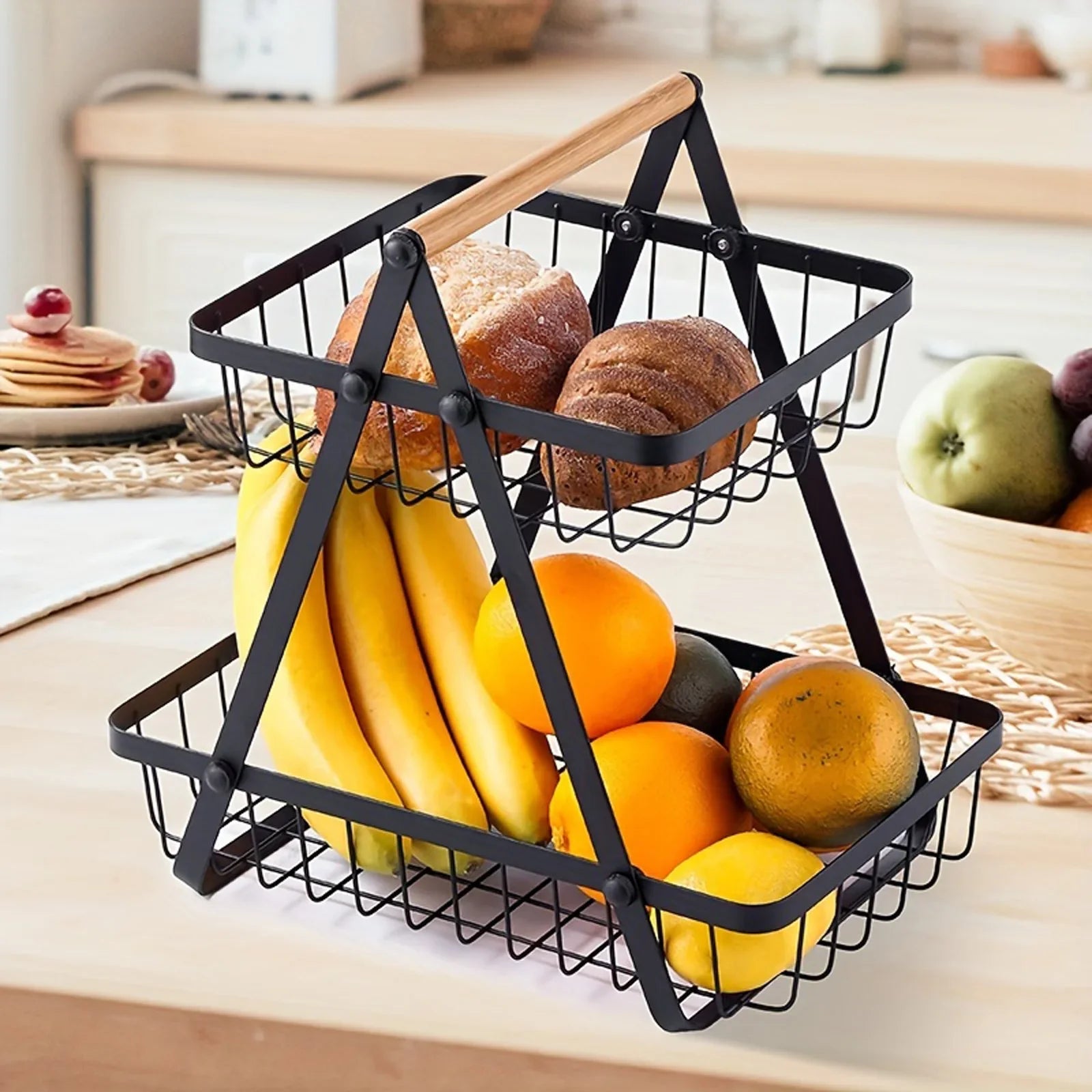 Mehrstöckiger Obstkorb | 3 Ebenen