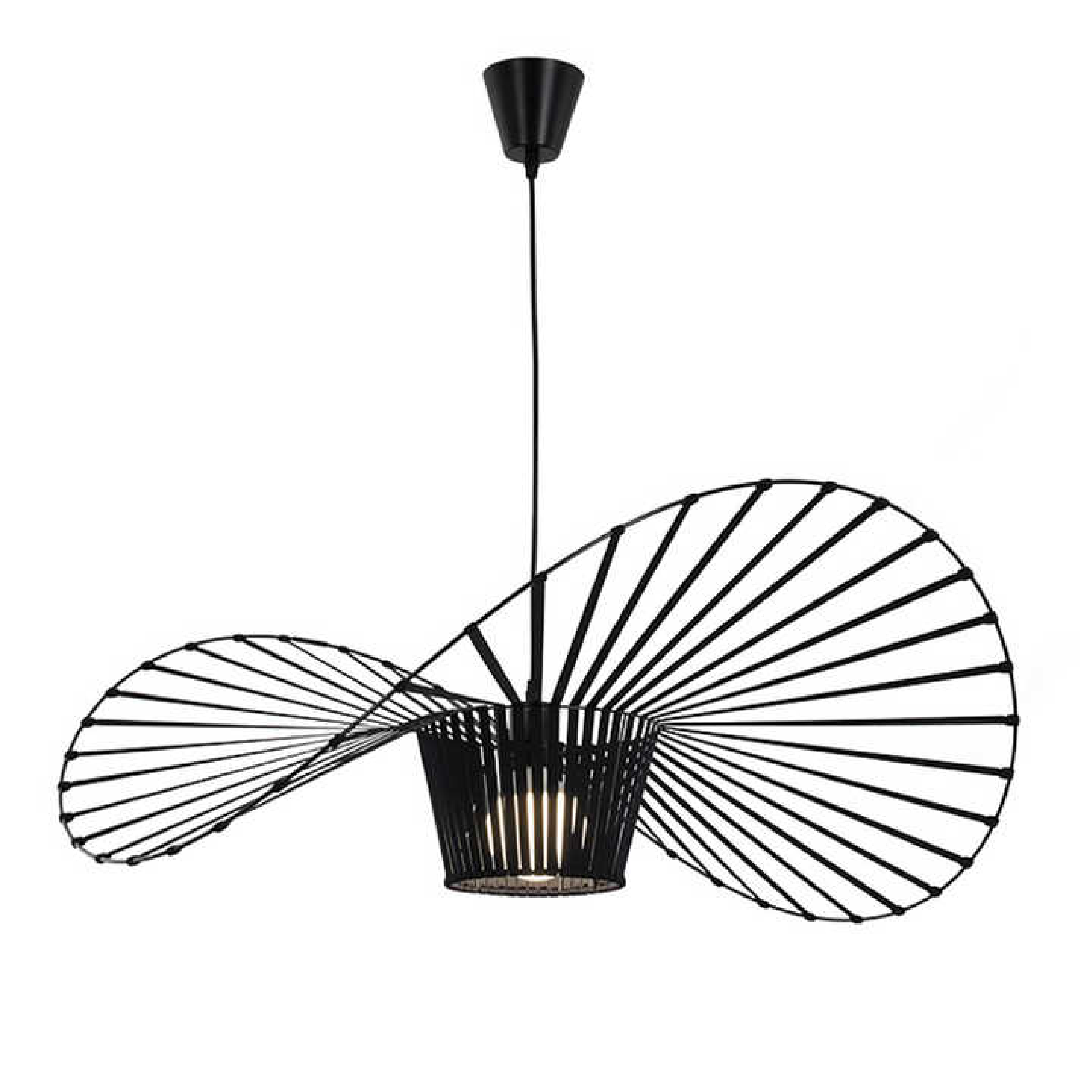 Pendelleuchte im Vintage-Hut Design