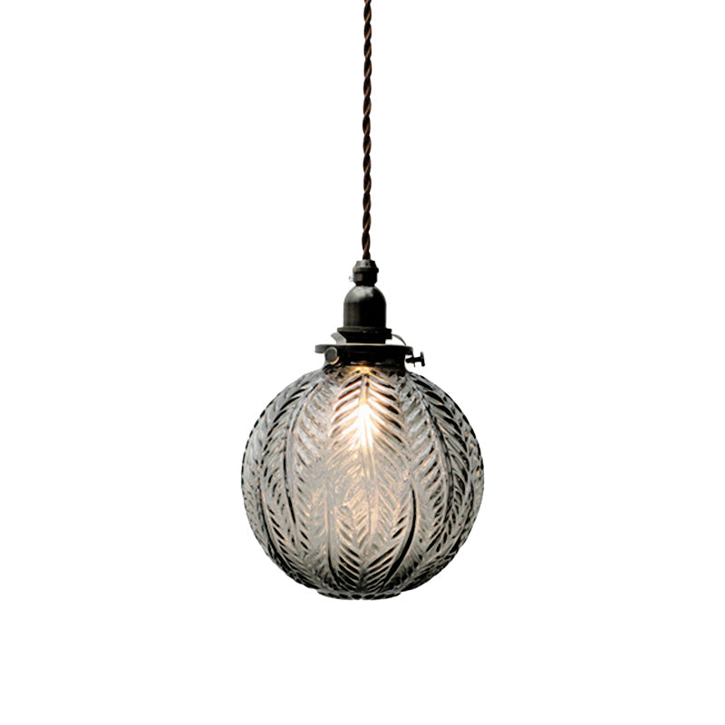 Colonial Stil Glas Kugel-Deckenlampe – Moderne & Rund