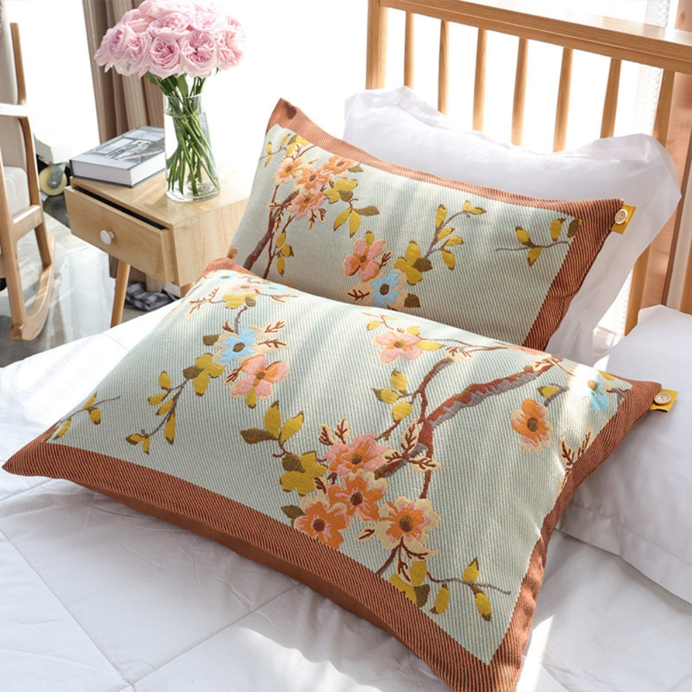 Stilvolle Heritage Kissenbezüge aus Baumwolle