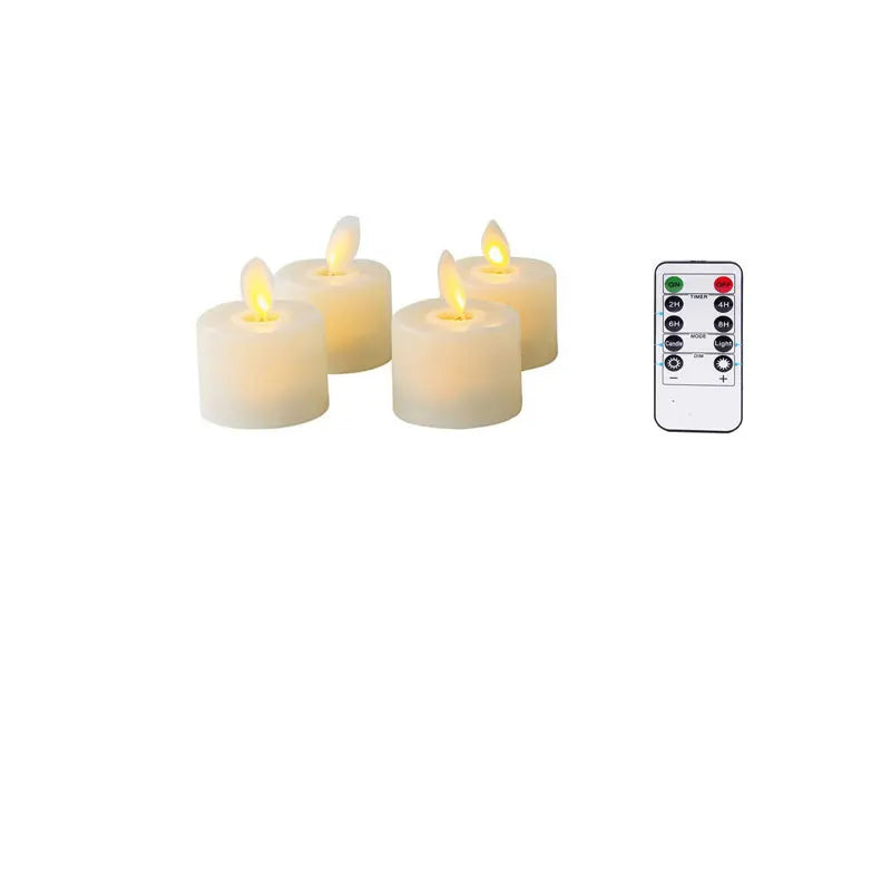 Dekoratives LED-Kerzenset – Flammenlos, Sicher & Fernbedienbar