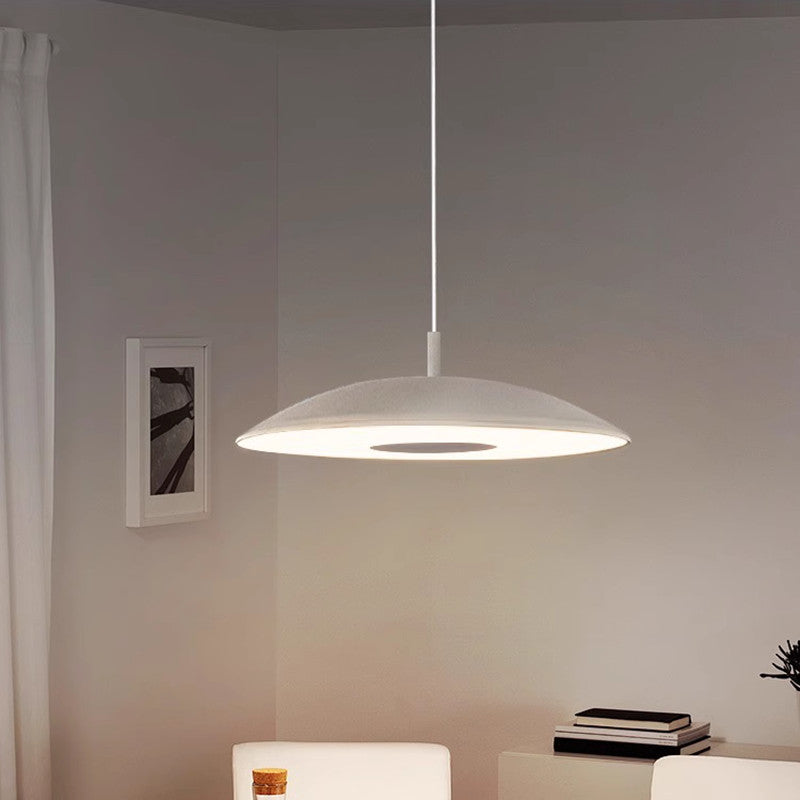 Industrielle LED Pendelleuchte aus Eisen und Nickel