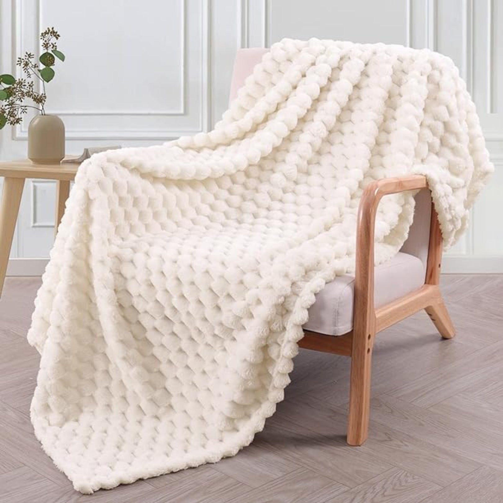 Kuscheldecke Marshmallow Tagesdecke – Weiche Decke für alle Jahreszeiten
