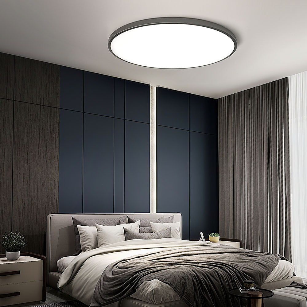 Moderne LED-Deckenleuchte In Runder Form – Minimalistisch