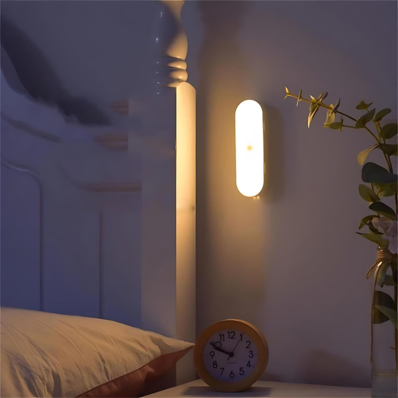 Kabellose LED-Wandleuchte mit Bewegungsensor & USB-Ladung – Flexibel & Energiesparend