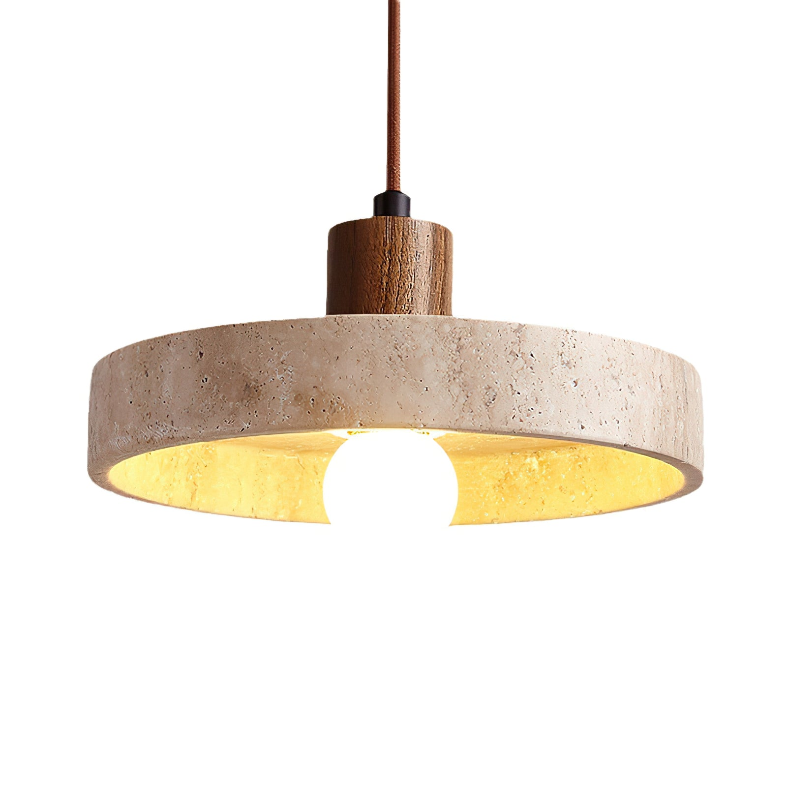 Stein Pendelleuchte | Wabi-Sabi Stil
