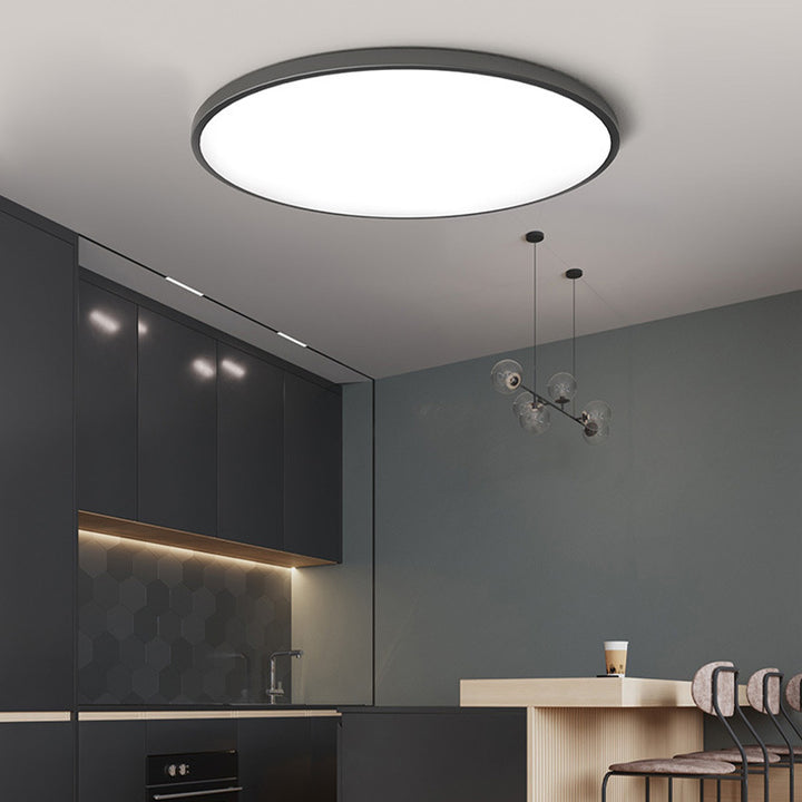Moderne LED-Deckenleuchte In Runder Form – Minimalistisch
