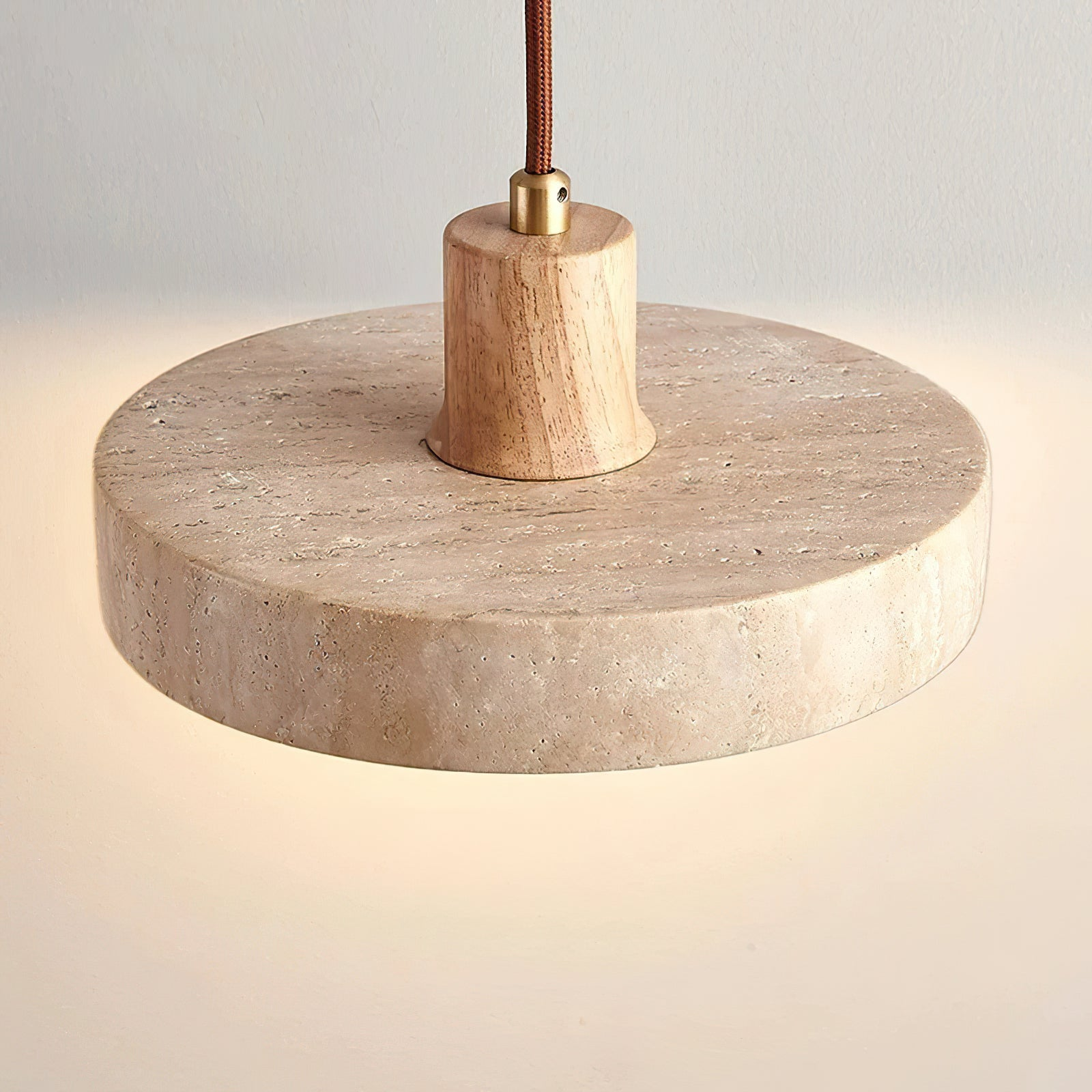 Stein Pendelleuchte | Wabi-Sabi Stil