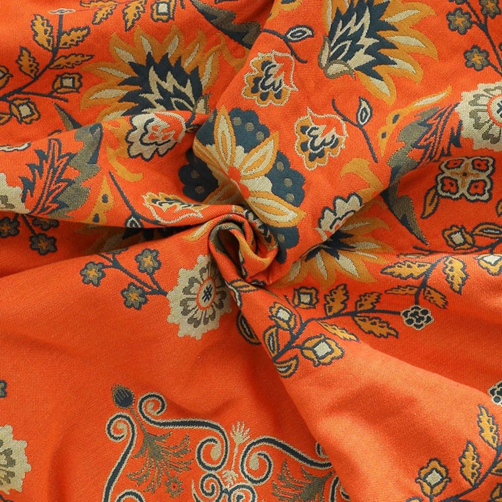Baumwoll-Decke mit wendbarem Marigold-Design