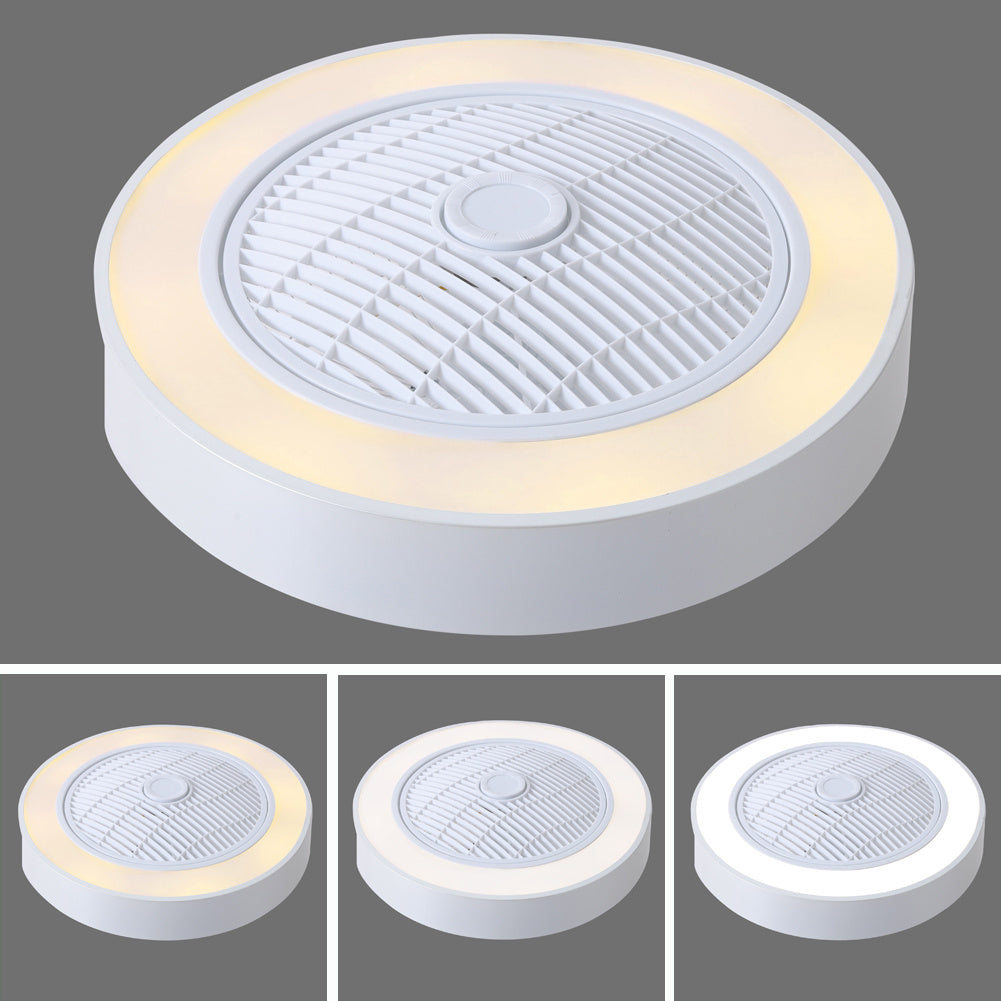 Effizienter Deckenventilator Ø 55 cm mit Fernbedienung und 3-Farb-LED-Beleuchtung