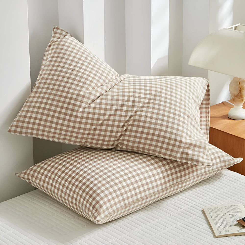 Kissenbezüge kariert – Weich & Dekorativ im Plaid Look