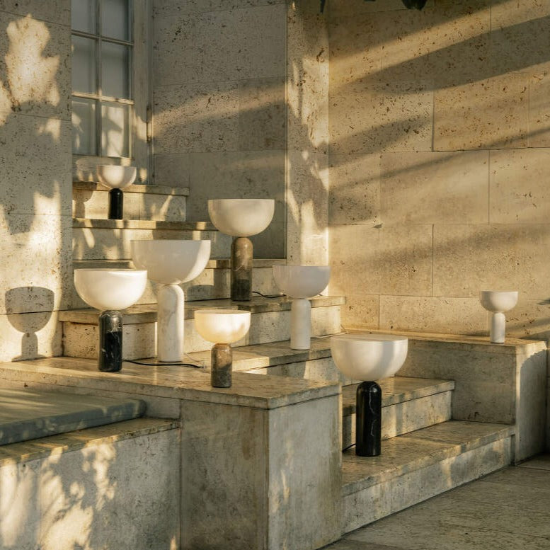 Stilvolle Marmor Tischlampe