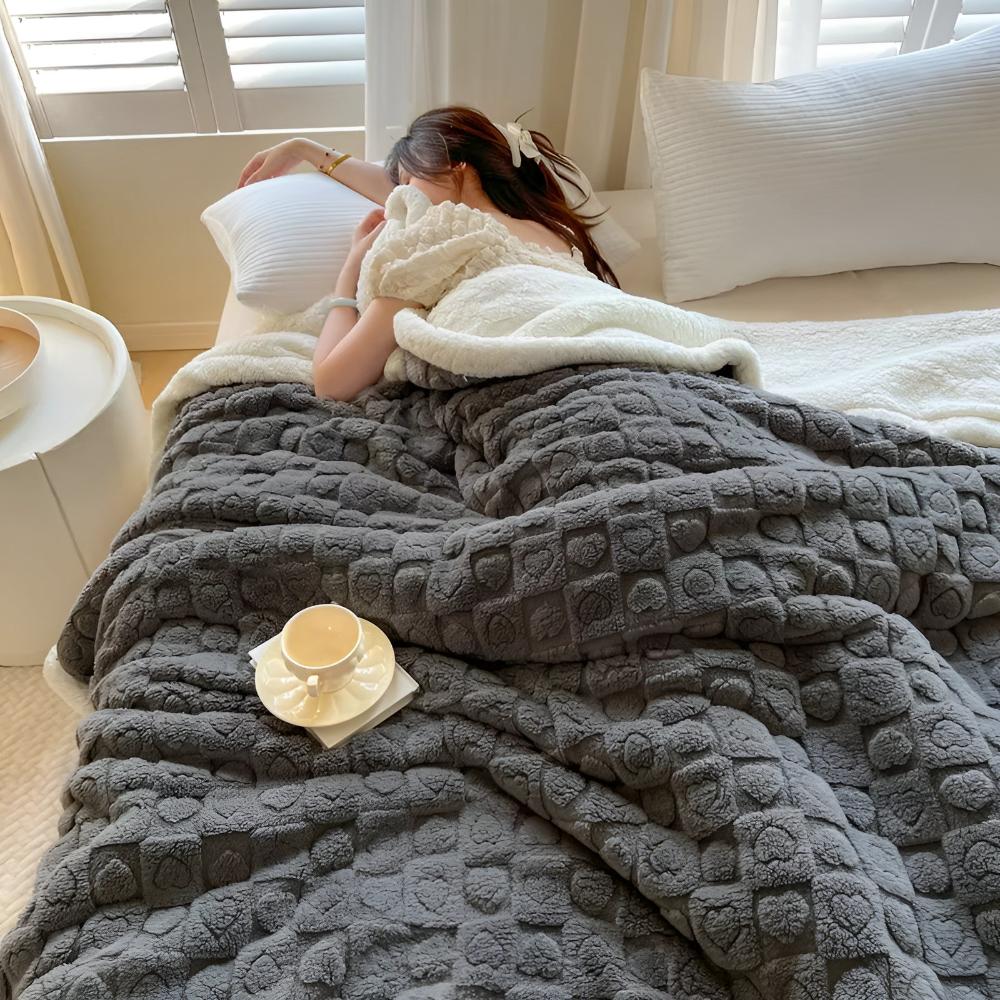 Sherpa-Fleece-Decke Cloud Warmth – Flauschig & Wärmend wie eine Wolke