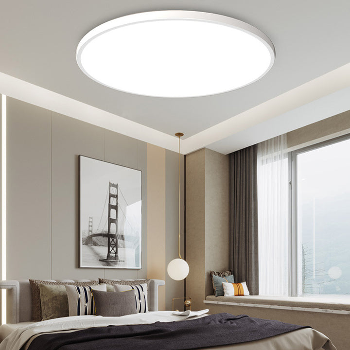 Moderne LED-Deckenleuchte In Runder Form – Minimalistisch
