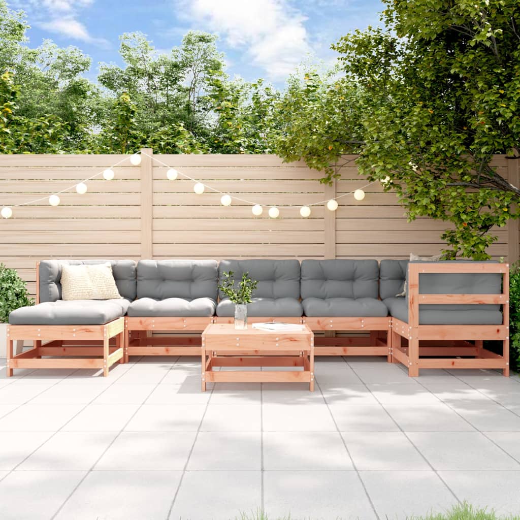 8-Tlg. Garten-Lounge-Set Kiefernholz Imprägniert