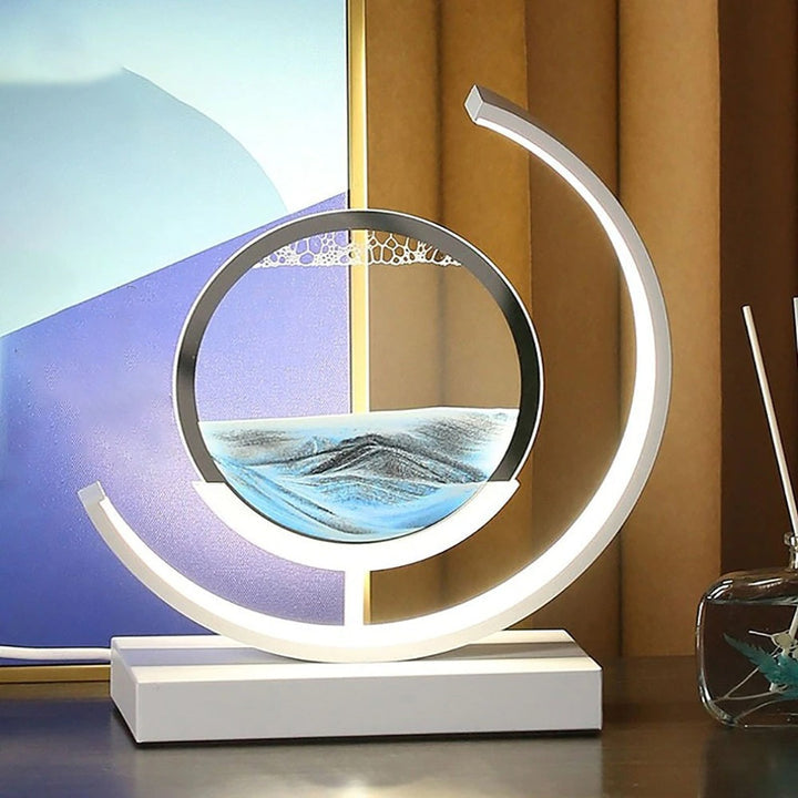 Bewegliche Sand-Tischlampe – Kreatives Lichtspiel für Ihr Zuhause
