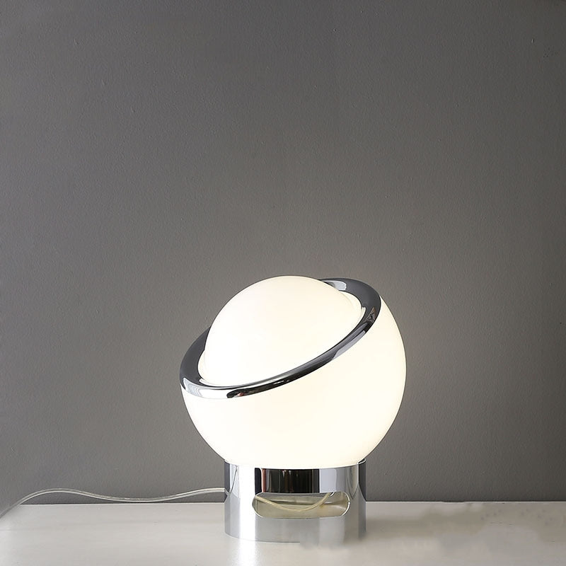 Opalglas Tischlampe Bauhaus-Stil – Französische Eleganz