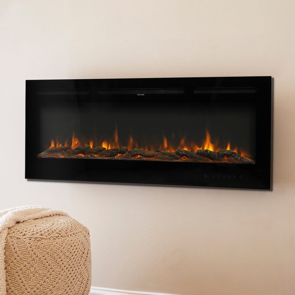 Elektrokamin 50 Zoll Zur Wandmontage – 1800W Heizfunktion & 9-Farbiger Flammeneffekt