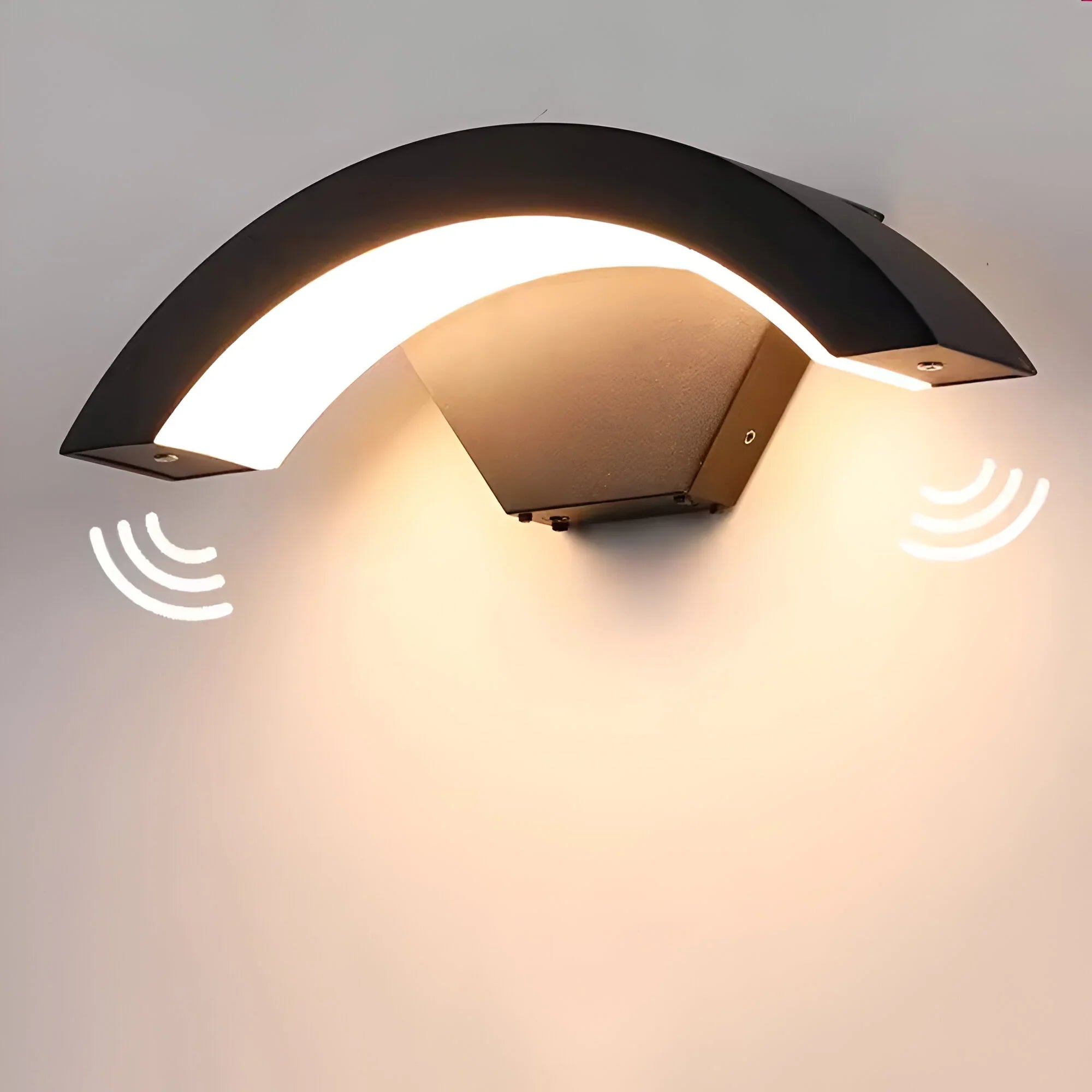 LumiGuard – Intelligente Bewegungsmelder-Wandleuchte für Draußen
