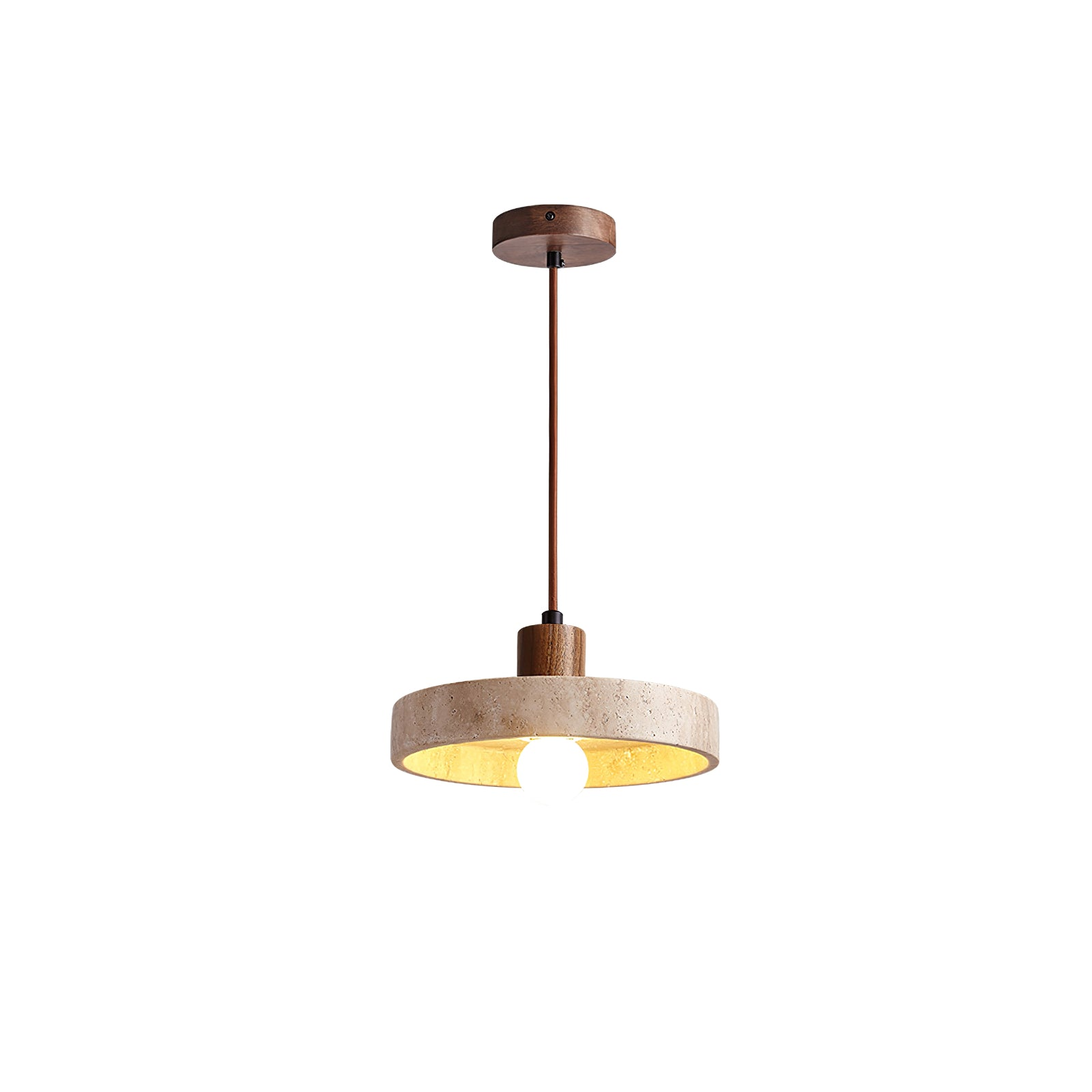 Stein Pendelleuchte | Wabi-Sabi Stil