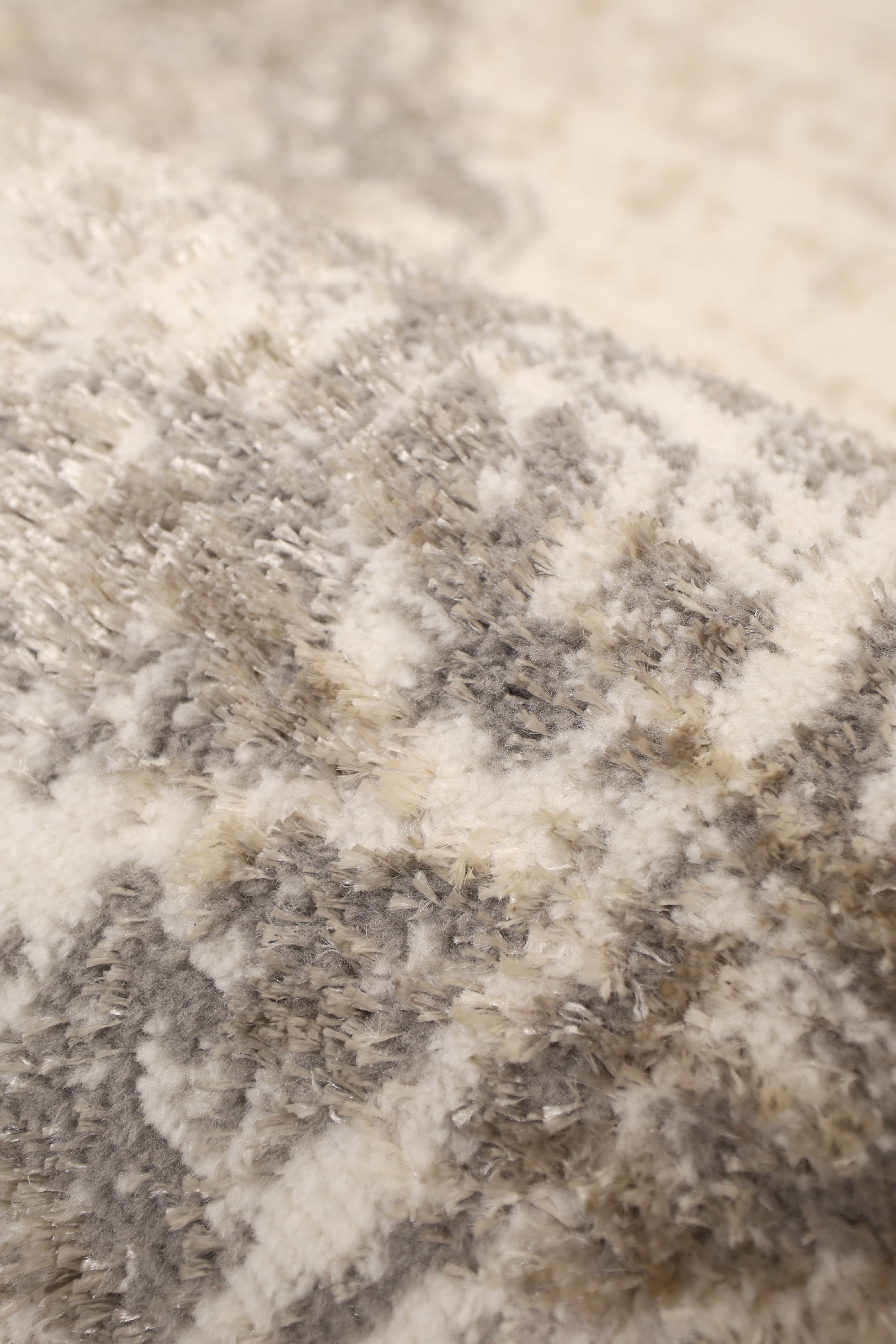 Wohnzimmer Teppich – Graues modernes Cadiz-Muster
