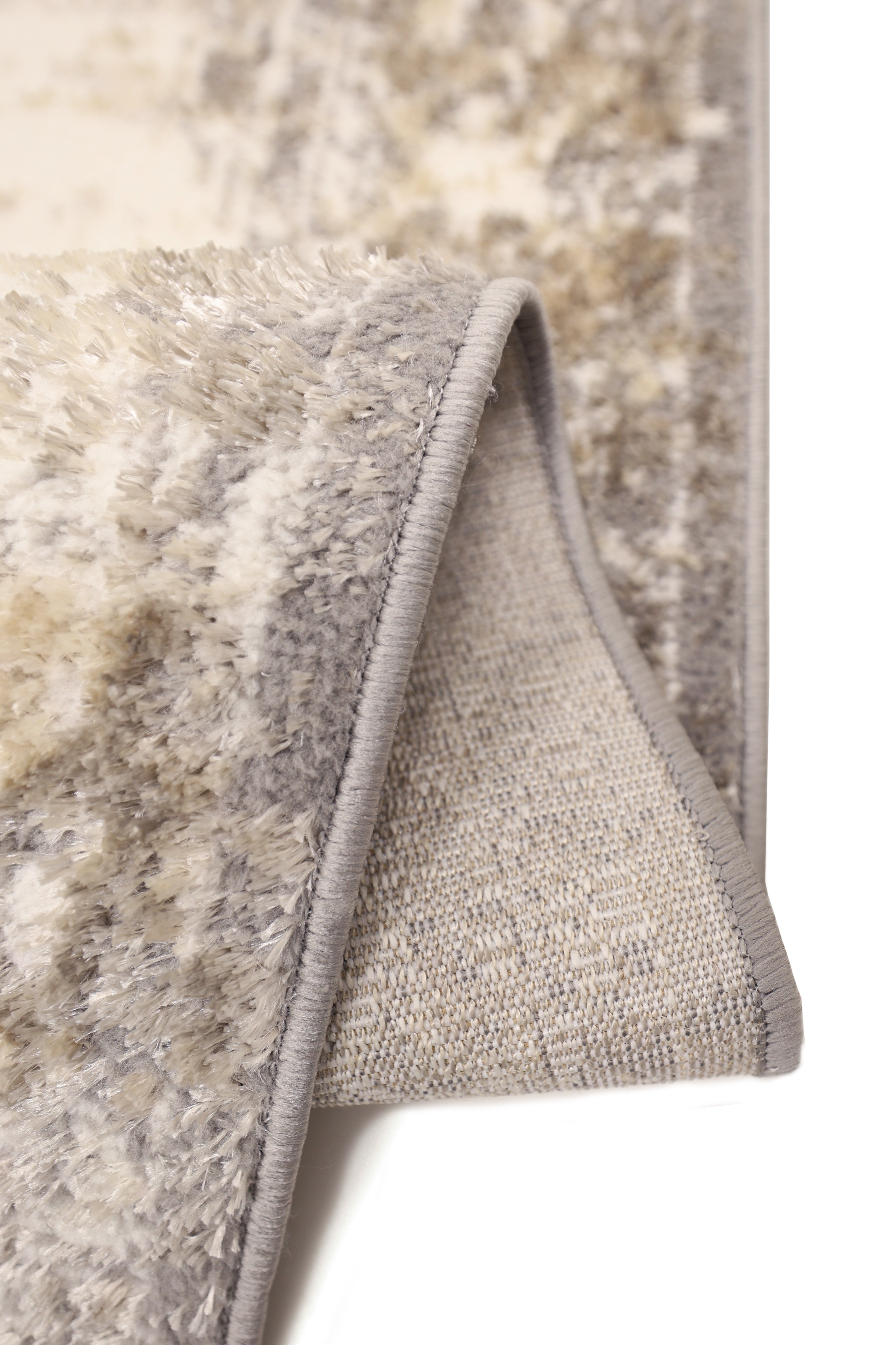 Wohnzimmer Teppich – Graues modernes Cadiz-Muster