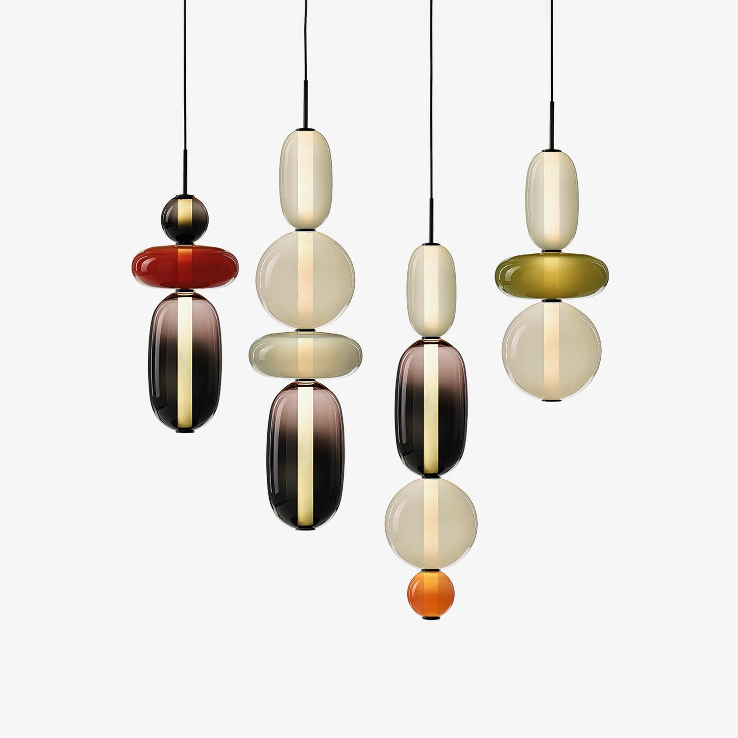 Kandiertes Glas Pendellampe | Praktisch zu Montieren