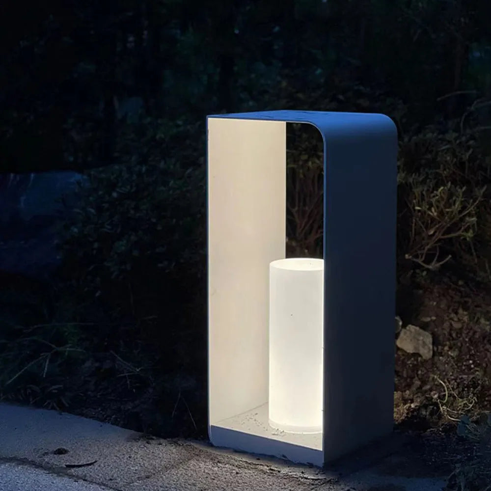 Energiesparende Metall-Stehlampe mit Solar-LED für Den Außenbereich