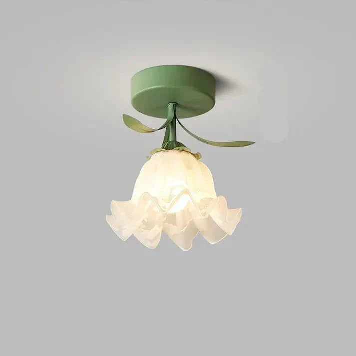 Mini-Blumen-Deckenleuchte im Französischen Vintage-Stil