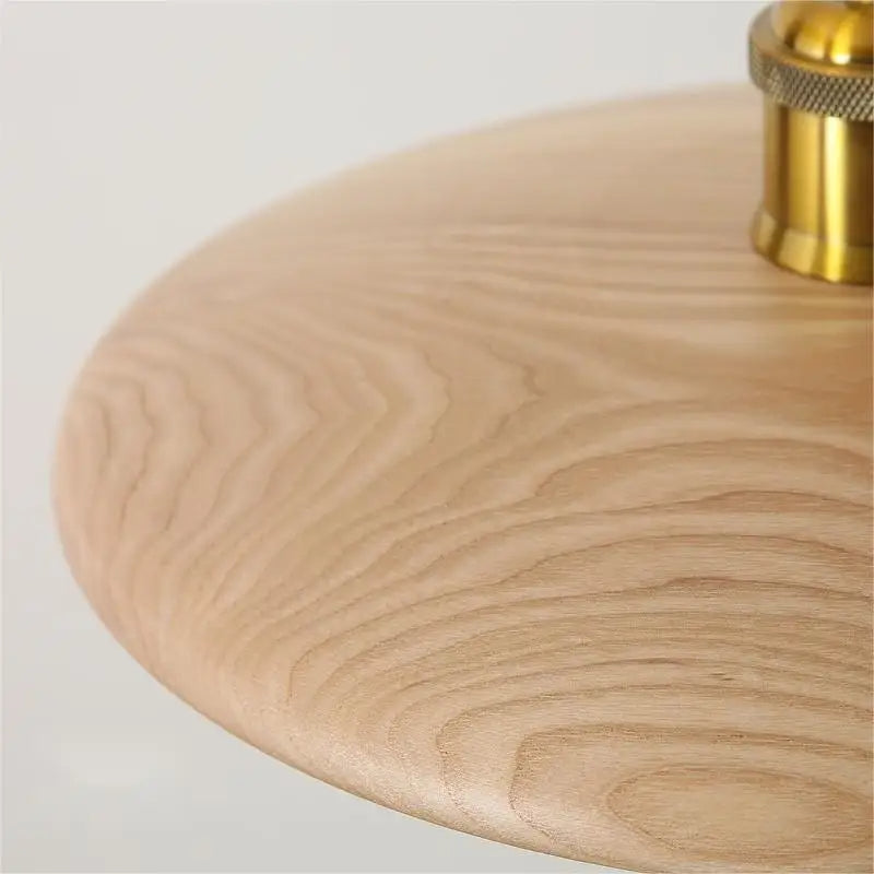 Moderne Holz-Pendelleuchte | Handgefertigte Holzleuchte